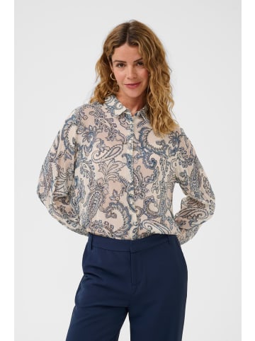 Cream Langarm - Hemd CRBea Loose fit in Cafe Paisley Print