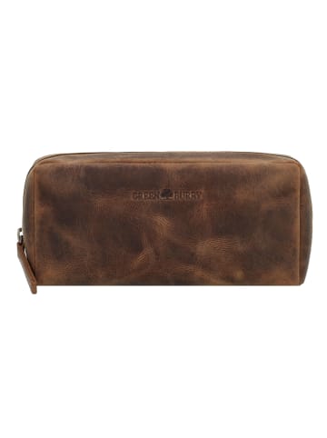 Greenburry Vintage Stifteetui Leder 21 cm in brown
