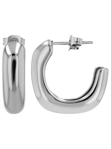 Adeliás Damen Ohrringe – Ohrstecker aus Edelstahl in silber