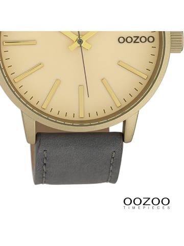 Oozoo Armbanduhr Oozoo Timepieces grau groß (ca. 45mm)