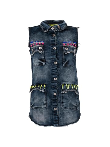 Cipo & Baxx Jeansweste in Blue-Black