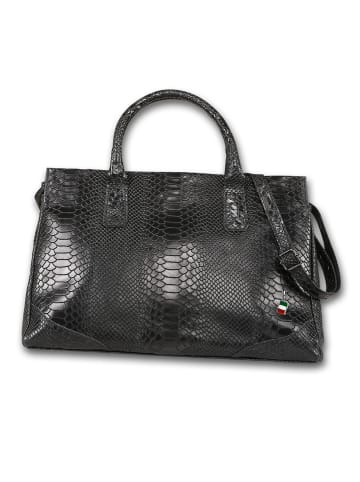 Florence Leder Henkeltasche Florence Tasche schwarz ca. 40cm