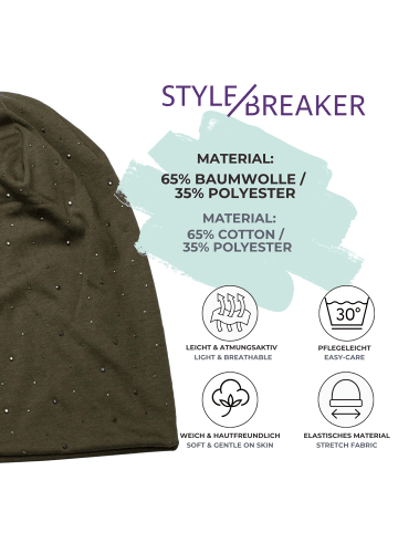 styleBREAKER Beanie Mütze in Dunkelgrau