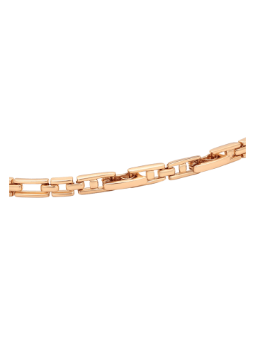 faina Women Crystal-Studded Link Bracelet in Rose Gold