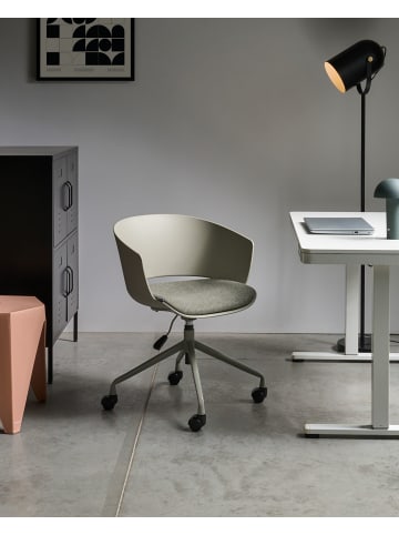 Beliani Bürostuhl GLEEFUL in Grün/Schwarz - (W) 64 x (H) 77 x (L) 64 cm