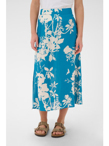 SAINT TROPEZ Rock PollyanaSZ Gerade Passform in Vallarta Blue Flower Bouquet