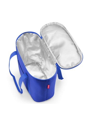 Reisenthel thermo shopper - Kühltasche 38 cm (summerstripes coffee) in mesh royal blue