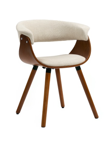 HOMCOM Esszimmerstuhl in Beige 62L x 55B x 75H cm