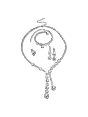 Steuer Modeschmuck Metall in weiß