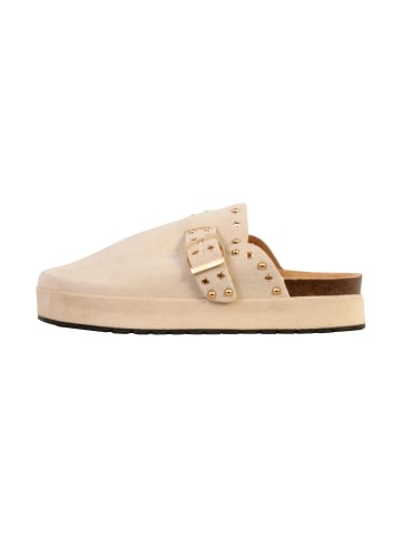 Divine Factory Pantoletten zum Reinschlüpfen Beige