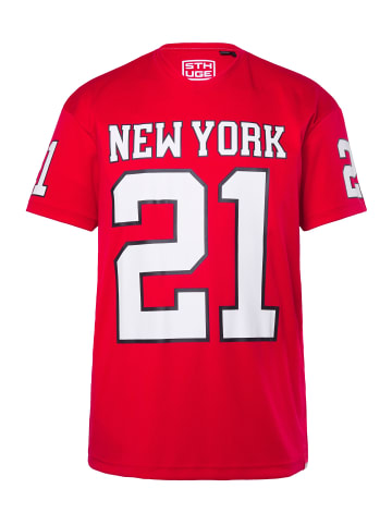 STHUGE Kurzarm T-Shirt in samtrot