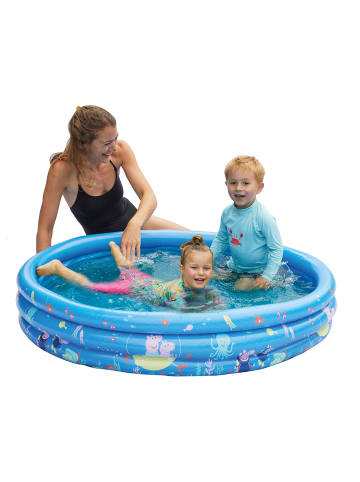WEHNCKE Peppa Pig 3-Ring-Pool in Blau ab 3 Jahre