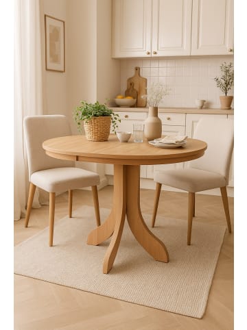 möbel-direkt Esstisch 90-130 cm Mascha in Eiche-Nachbildung