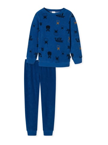 Schiesser Pyjama Boys World in Blau