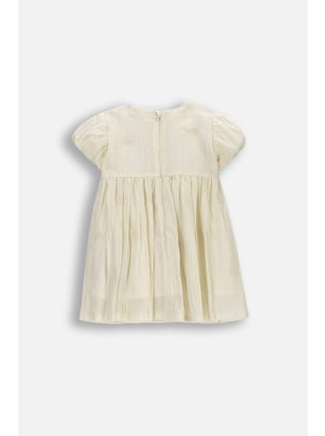 Coccodrillo Stoffkleid in ecru