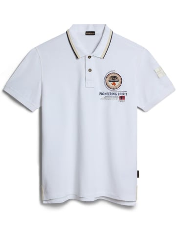 Napapijri Polo "Gandy 4" in Weiß