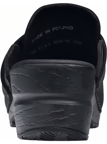 Sanita Comfortwear Clog "Original-Knaus Open" in Schwarz