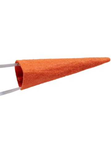 tectake Nase in Möhrenform mit Gummiband, orange