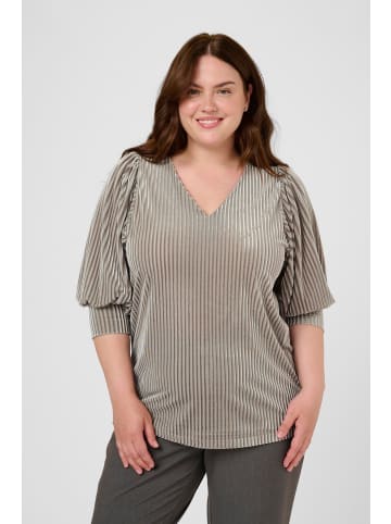 KAFFE curve Bluse langarm KCcacanna Regular fit in Frost Gray