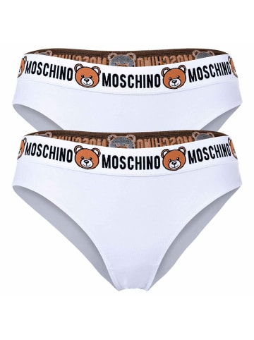 Moschino Slip 2er Pack in Weiß