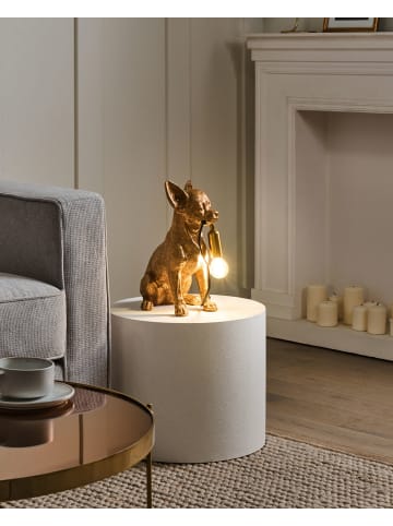 Beliani Tischleuchten ROCCO in Gold/Messing - (W) 17 x (H) 32 x (L) 25 cm