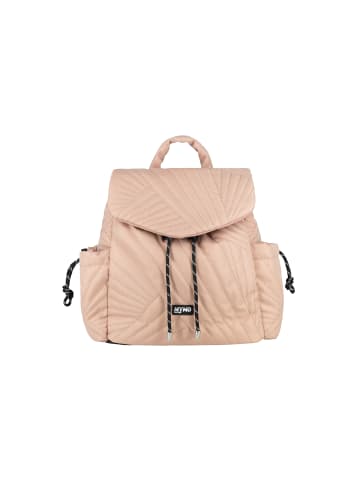 myMO ATHLSR Damen Rucksack Mit Steppmuster in Pfirsich