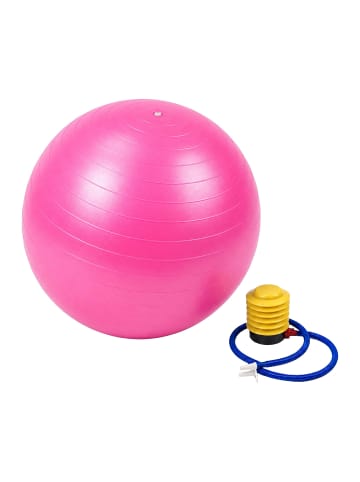 relaxdays Gymnastikball in Pink - Ø 75 cm