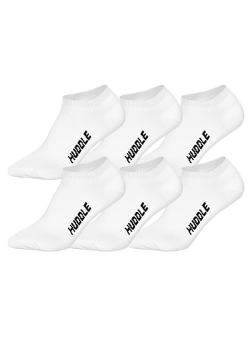 HUDDLE Socken 6er Pack in Weiß