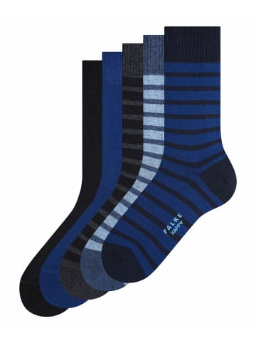 Falke Socken 3er Pack in Blau/Schwarz