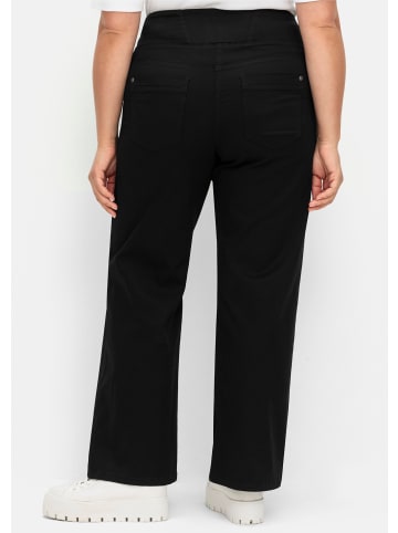 sheego Stretch-Hose in schwarz