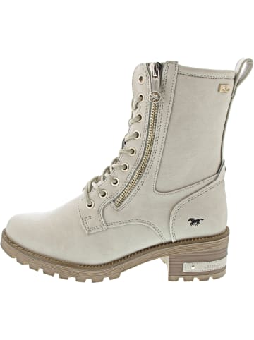 Mustang Schnürstiefel Beige