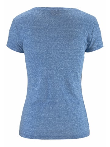 Venice Beach Strandshirt in blau-meliert