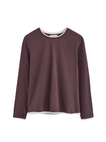 Polo Club T-Shirt WOMAN EMMA LONG SLEEVE REGULAR FIT in Pflaumen