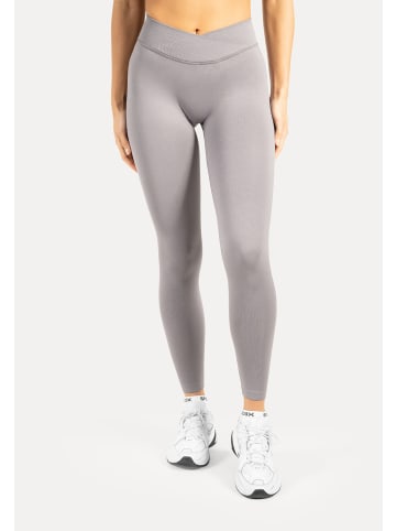 SMILODOX Leggings Silvia Scrunch in Grau