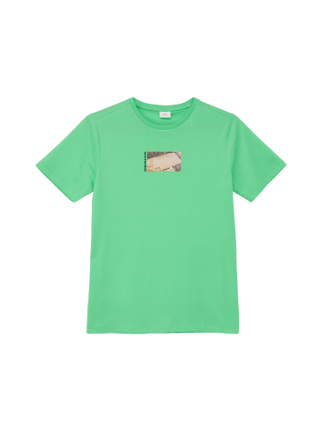 s.Oliver T-Shirt kurzarm in Grün