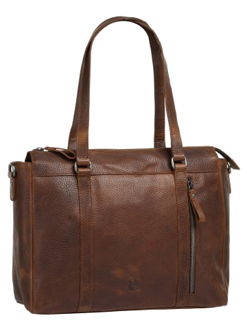 Bodenschatz Shopper echt Leder in cognac