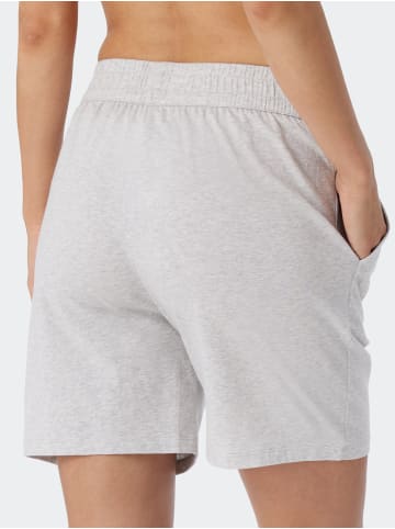 Schiesser Pyjamahose Mix & Relax kurz in grau-mel.