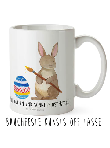 Mr. & Mrs. Panda Kaffeetasse Hase Eier Malen mit Spruch in Weiß
