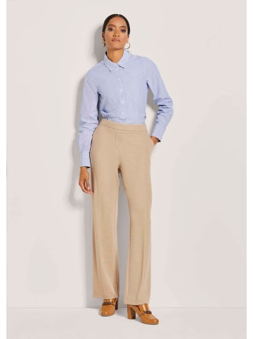 MADELEINE Weite Bügelfaltenhose zum Schlüpfen in caramel