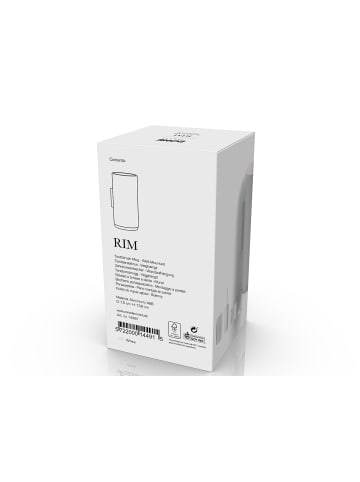 Zone Denmark Zahnbürstenbecher für Wand Rim in White