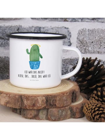 Mr. & Mrs. Panda Pott Kaktus Heilig mit Spruch in Weiß