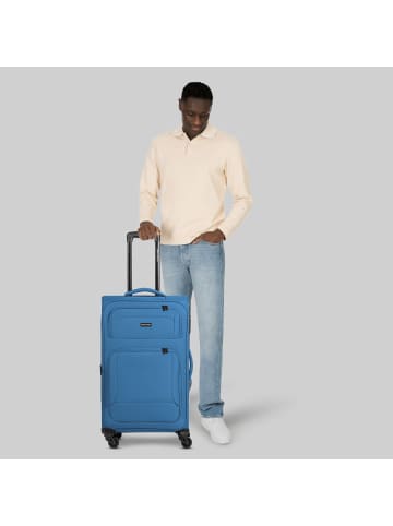Smartbox Edition 04 4 Rollen Trolley 67 cm mit Dehnfalte in slate-blue