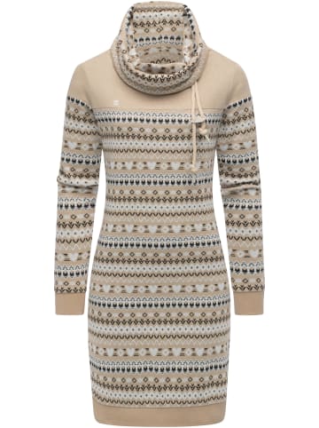 ragwear Sweatkleid Chlloe Jacquard YOUMODO in Beige