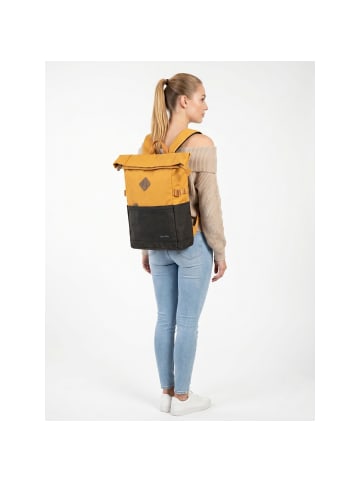 Worldpack Campus Style Daypack 50 cm Laptopfach ocker-schwarz