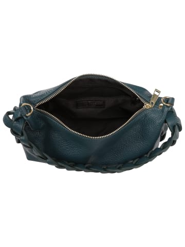 Toscanto Leder Umhängetasche Toscanto Tasche petrolblau ca. 25cm
