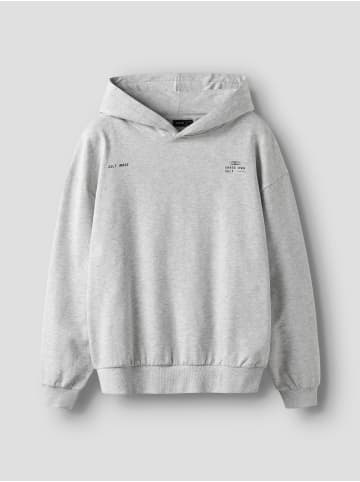name it Hoodie in Light Grey Melange