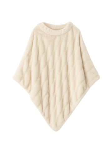 collezione alessandro Poncho " Elegante " in beige