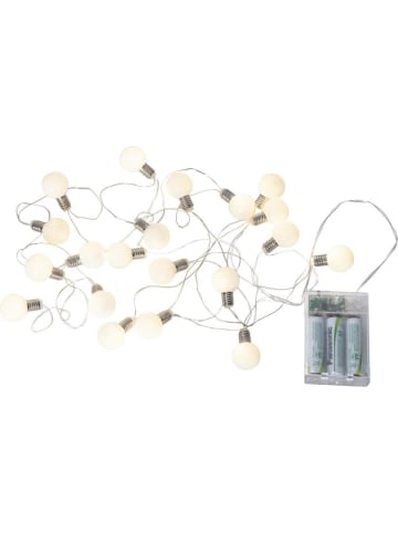 STAR Trading LED Lichterkette Mini Kugeln 20 kleine Kugeln 3m Batterie Timer