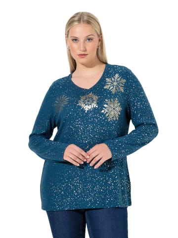 Ulla Popken Sweatshirt in petrol