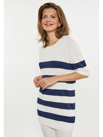 usha BLUE LABEL Damen Pullover in Weiss Marine